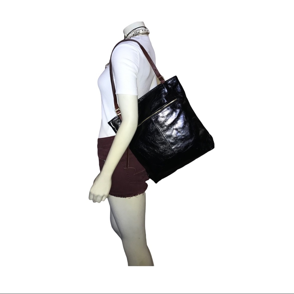 Black Color HOBO Tote Bag